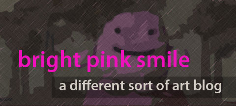 banner for Bright Pink Smile art blog